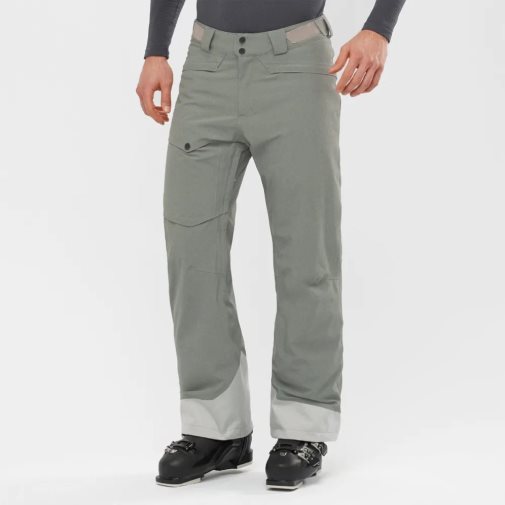 Calça De Esqui Salomon Untracked Masculino Luz Verde Oliva | PT I96387